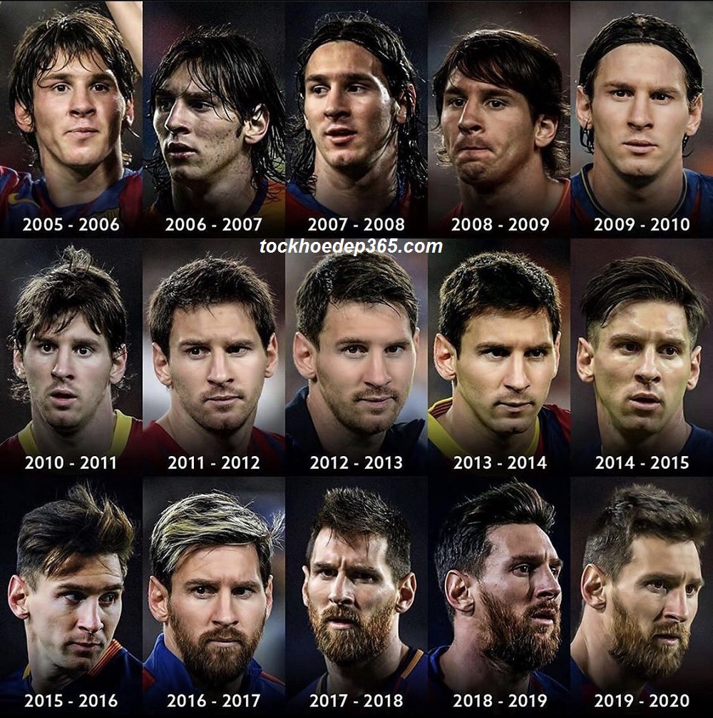 Tổng Hợp Những Kiểu Tóc Lionel Messi Trong Suốt Sự Nghiệp